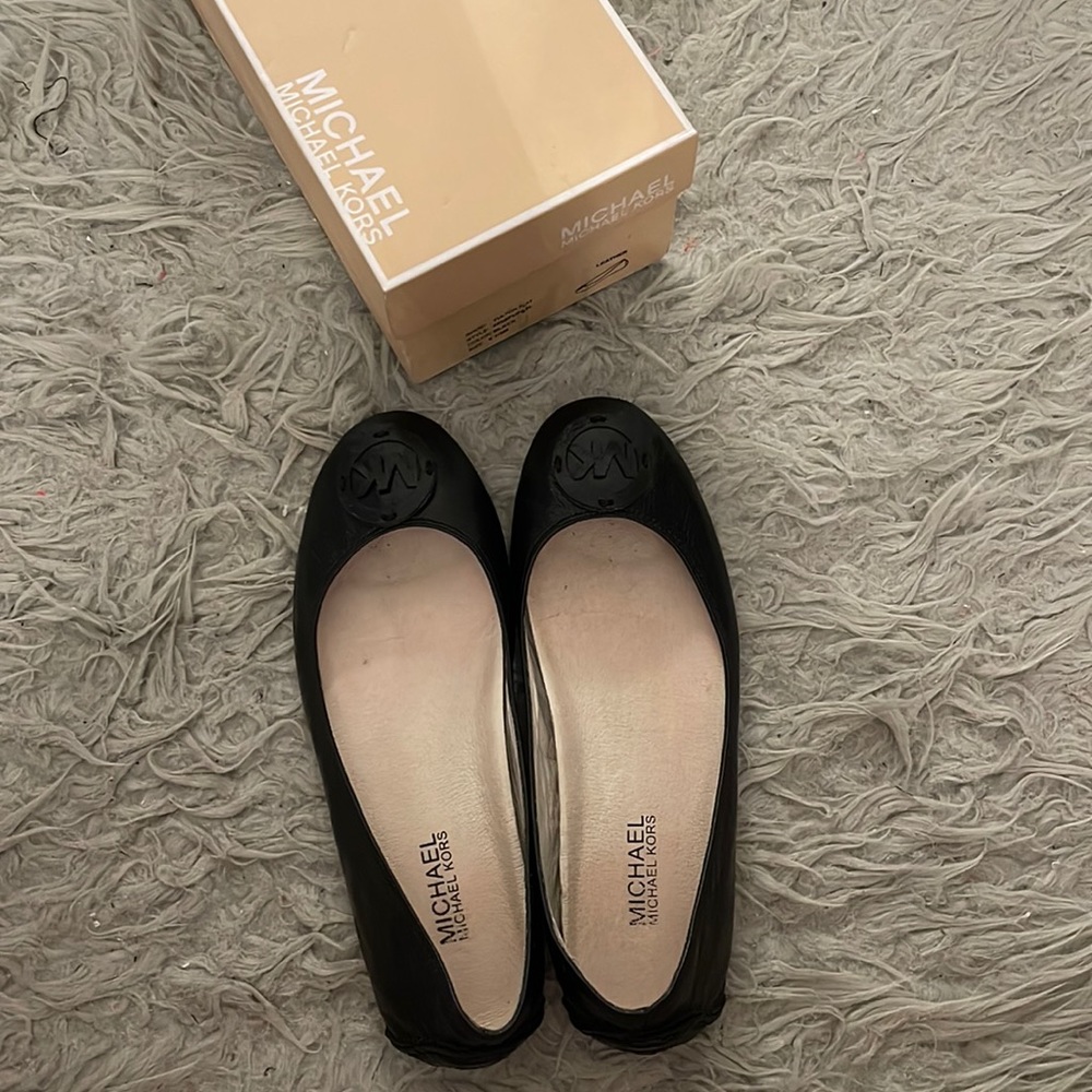 Black Flat Michael Kors Shoes
